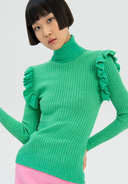 Fracomina Camisola Lã Malha Comprido Modelo 5 - vista frontal