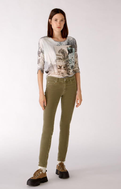 Oui Camisola Algodão Lã Gola Redonda Modelo 3 - detalhe