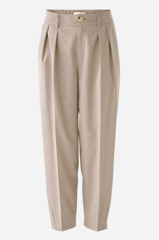 Oui Calças Lã com Bolsos