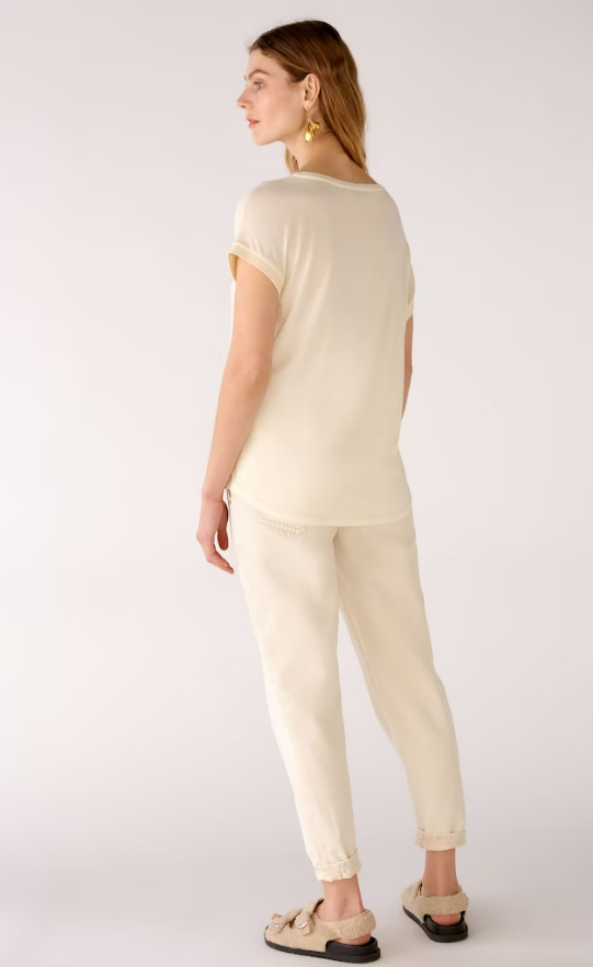 Oui Blusa Lã Gola Redonda Curto