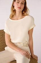 Oui Blusa Lã Gola Redonda Curto