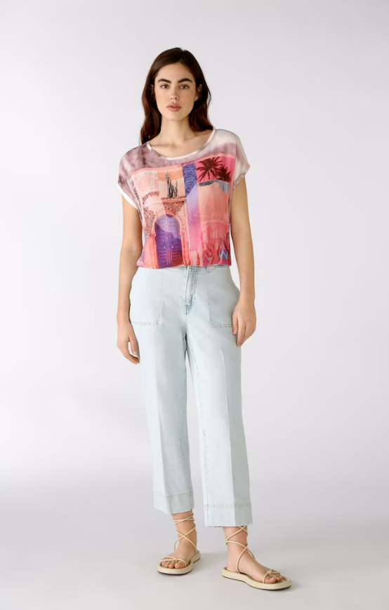 Oui T-shirt Lã - vista alternativa