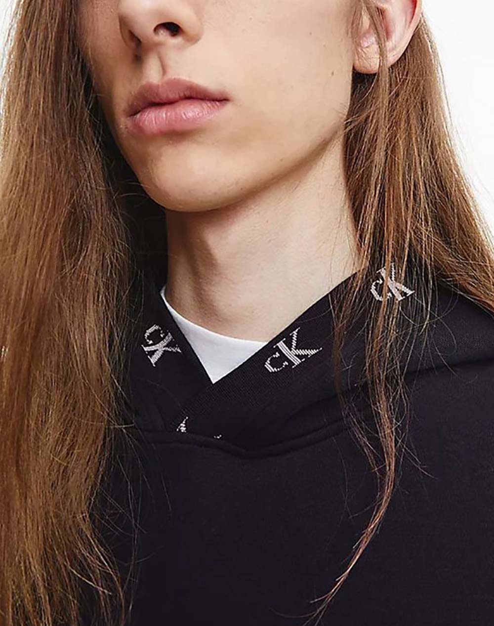 Calvin Klein Hoodie com Capuz com Bolsos - detalhe