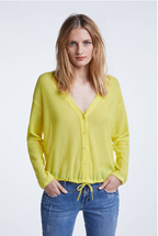 Oui Casaco malha Modelo 2 - vista frontal