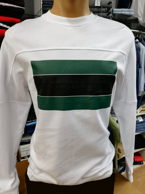 Antony Morato Sweatshirt Sweat Morato branco - vista frontal