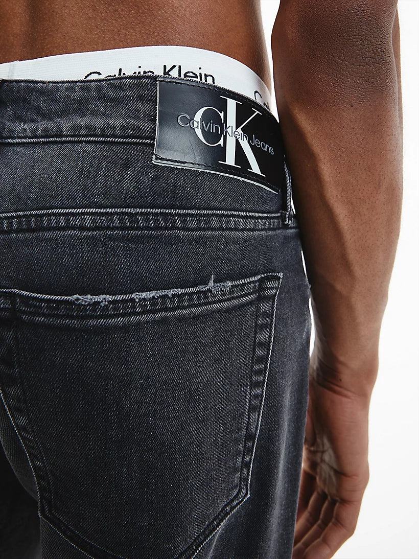 Calvin Klein Jeans Stretch Algodão Straight