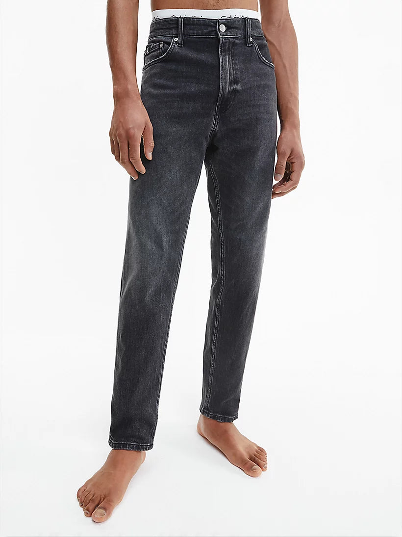 Calvin Klein Jeans Stretch Algodão Straight - vista frontal