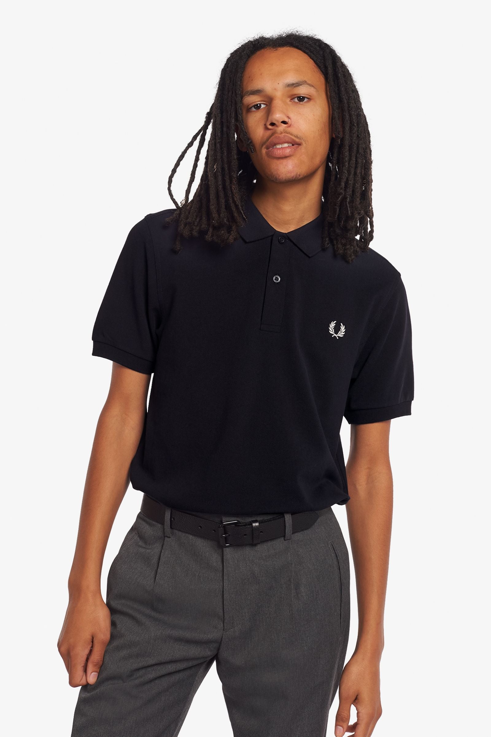 Fred Perry Polo Piqué Algodão Regular Fit Modelo 13 - vista frontal