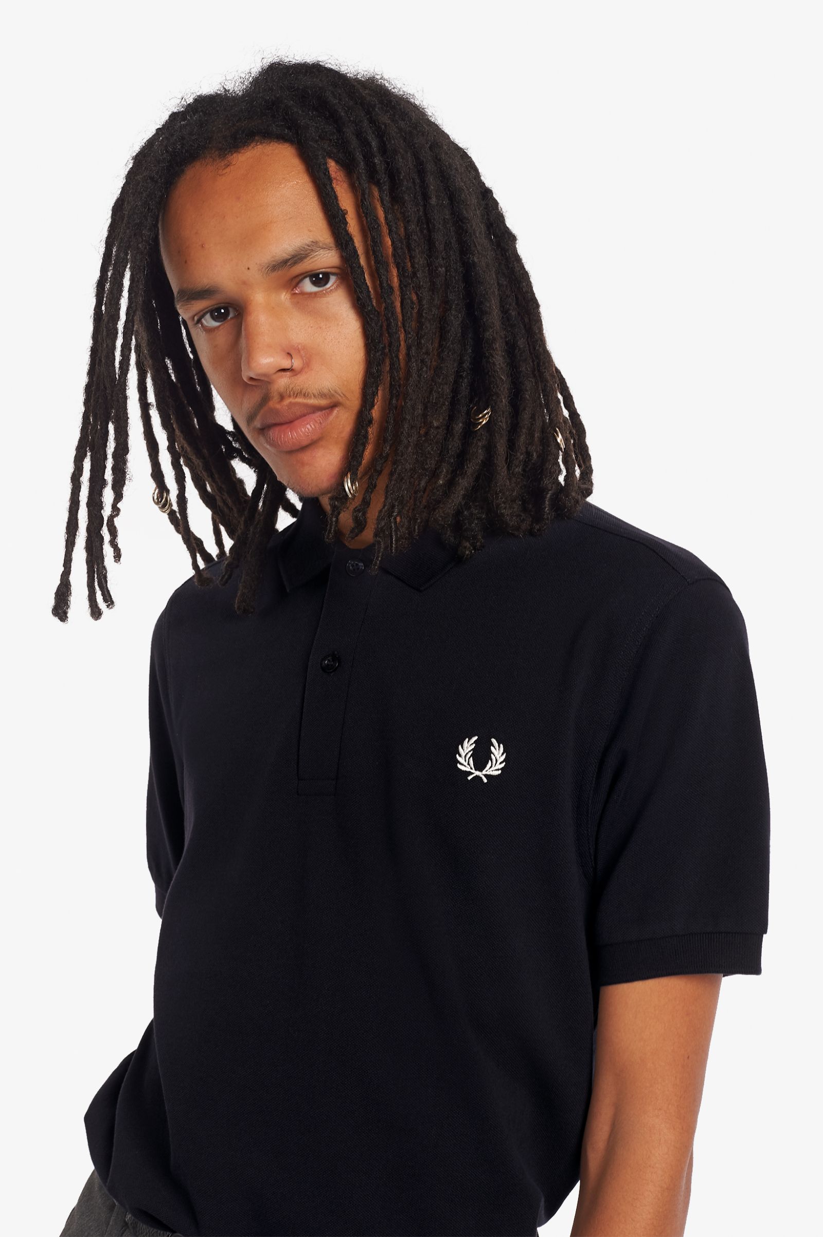 Fred Perry Polo Piqué Algodão Regular Fit Modelo 13 - detalhe