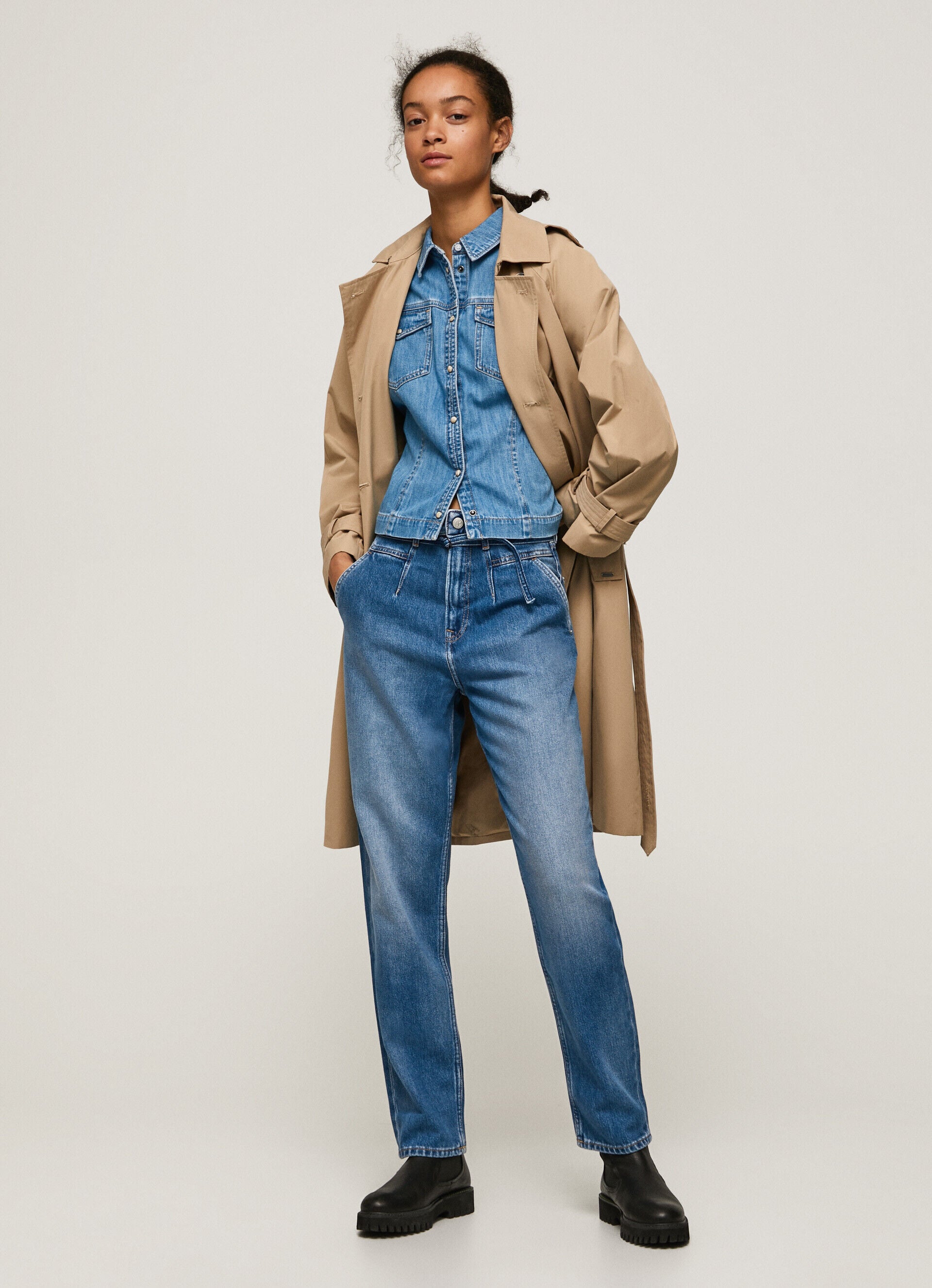 Pepe Jeans Calça ganga Willow - vista frontal