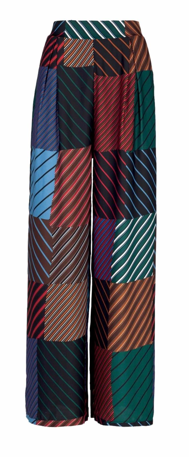 Anonyme Calças Lã - detalhe