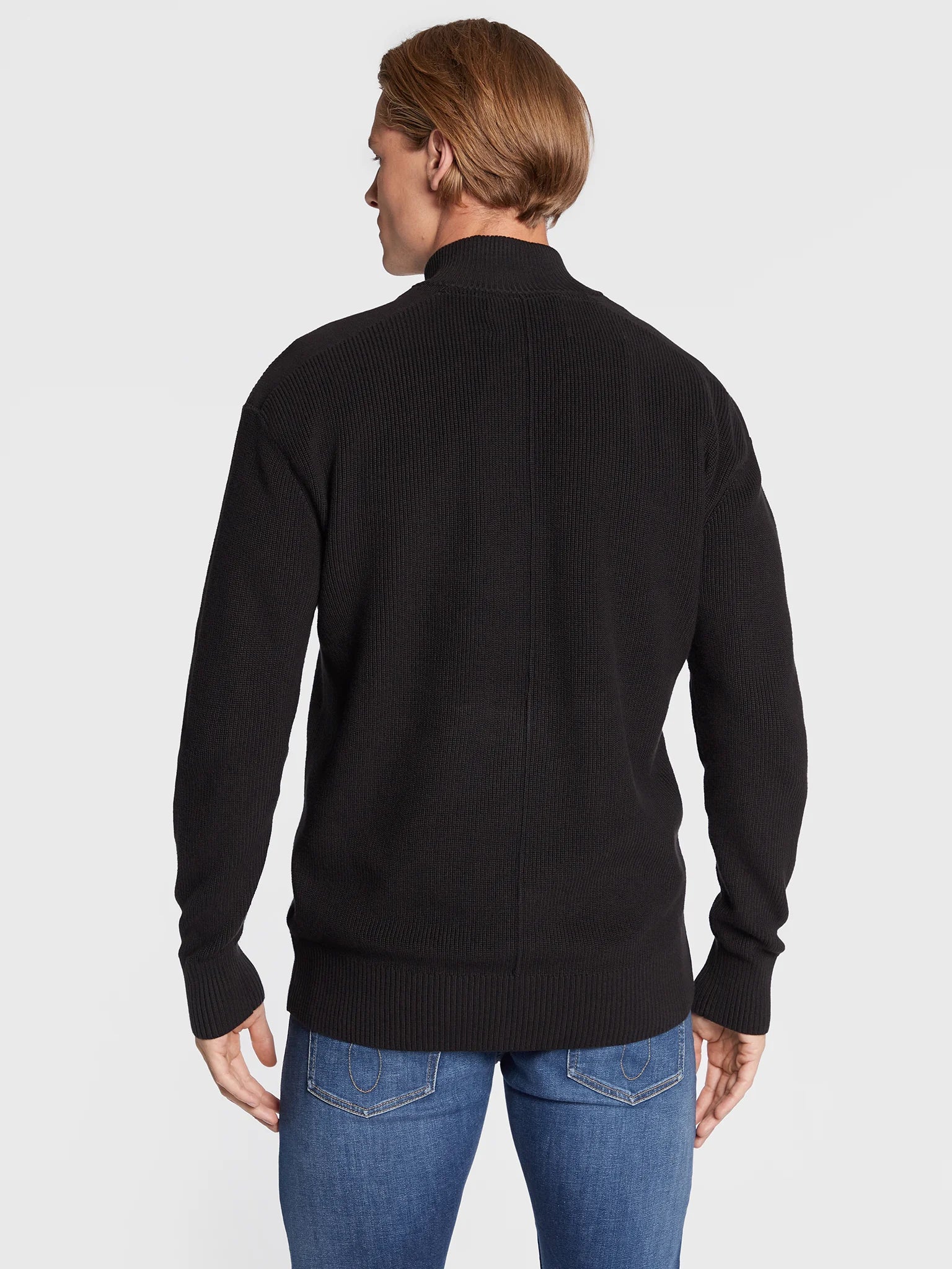 Calvin Klein Blusão com Logo Bordado Algodão - detalhe